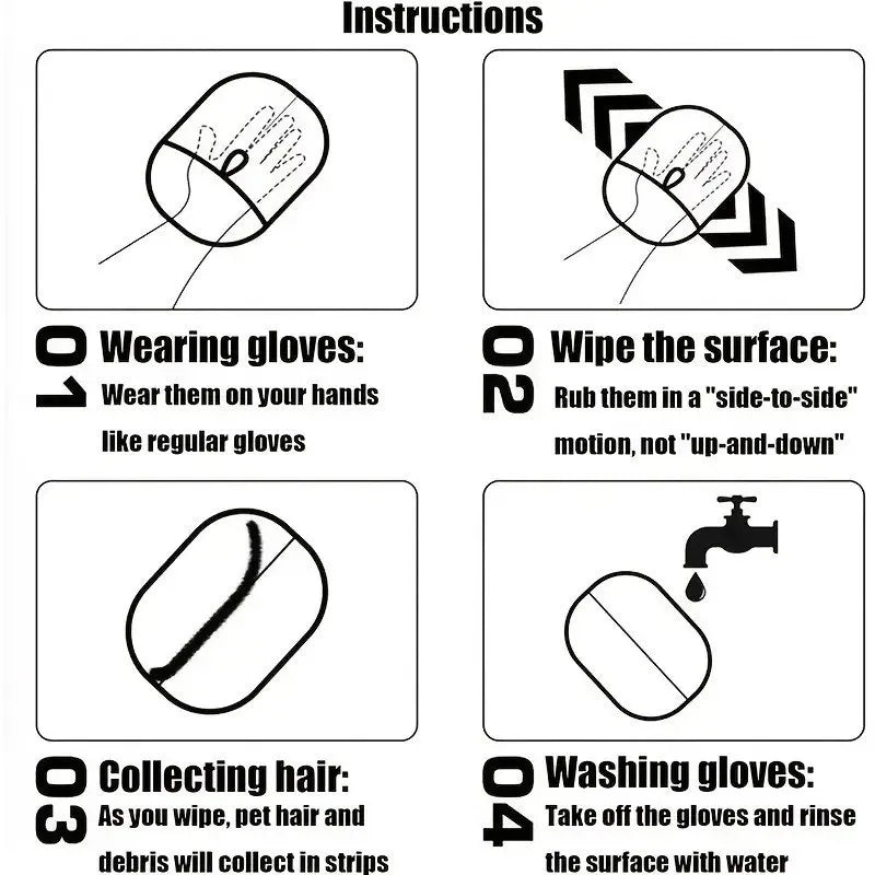 Catyzone™ Premium Pet Hair Removal Glove.